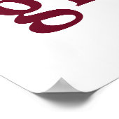Poster Diplôme de l'Université Elon (Coin)