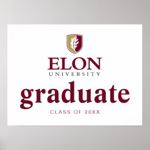 Poster Diplôme de l'Université Elon