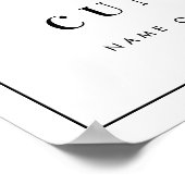Poster Diplôme de Master Bienvenue Réussite (Coin)