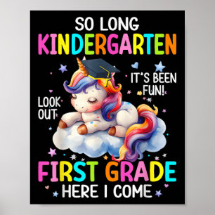 Poster Diplômé de maternelle Cl 2025 Licorne Ki