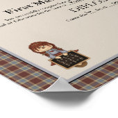 Poster Diplôme d'école à domicile (Coin)