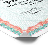 Poster Diplôme d'études à domicile de 5e année (Coin)