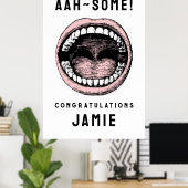 Poster Diplôme d'études dentaires (Bureau à domicile)