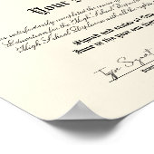 Poster Diplôme d'études secondaires, école d'accueil, Équ (Coin)