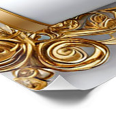 Poster Diplôme d'études supérieures élégant avec Mortarbo (Coin)