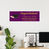 Poster Diplôme d'études supérieures et diplômes (Bureau à domicile)