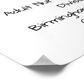 Poster Diplôme d'infirmière diplômée (Coin)