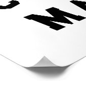 Poster Diplôme du joueur de softball (Coin)