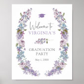 Poster Diplôme Floral (Devant)