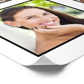 Poster Diplômé manuscrit Script 15 Photo Collage (Coin)