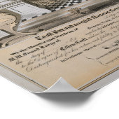 Poster Diplôme Master Mason (Coin)
