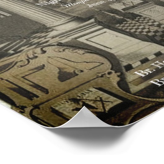 Poster Diplôme Master Mason (Coin)