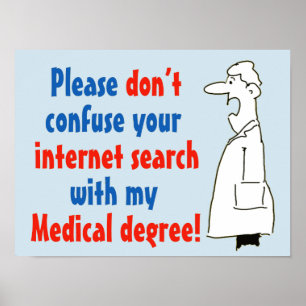 Poster Diplôme Médical de Médecin Pas Recherche sur Inter