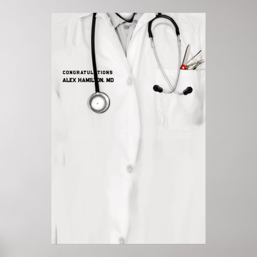 Poster Diplôme Médicale (Devant)