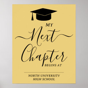 Poster Diplôme Mon Chapitre Suivant Commence Au Parti Cas
