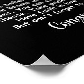 Poster Diplôme Offre À Une Belle Classe De Fille De 2024 (Coin)