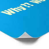 Poster Diplômé : Pourquoi ? Avoir Trop De Plaisirs (Coin)