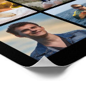 Poster Diplôme simple 44 Photo Collage Couleur personnali (Coin)