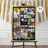 Poster Diplôme simple 44 Photo Collage Couleur personnali