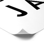 Poster diplôme supérieur de base-ball (Coin)