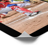 Poster Diplôme supérieur de baseball 6 Photo Collage (Coin)