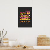 Poster Diplômé Un Degré Plus Chaud 2026 (Cuisine)