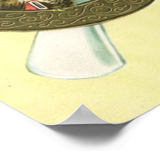 Poster Diplômé vintage (Coin)