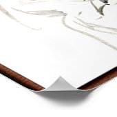 Poster Diplômée vintage (Coin)