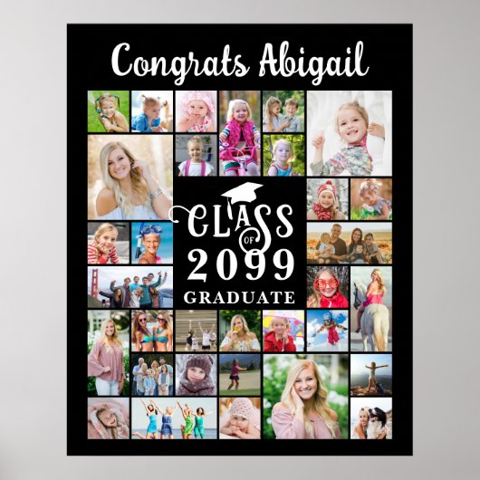 Poster Diplômés 32 Collage de photos Promotion annuelle (Devant)