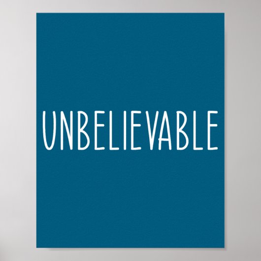 Poster Dire drôle incroyable (Devant)