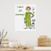 Poster Dire que je ne fais pas de caricature matinale (Cuisine)