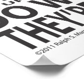 Poster Dire quoi faire (Coin)