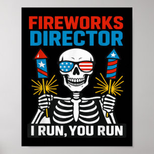 Poster Directeur de Feu d'Artifice Si Je Cours Tu Cours 4