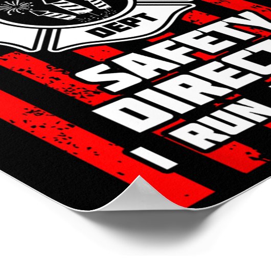 Poster Directeur de Firework Technicien Je Vous Exécute 4 (Coin)