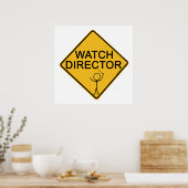 Poster Directeur de la surveillance (Cuisine)
