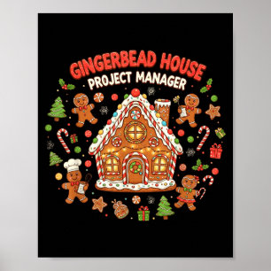 Poster Directeur de projet Maison en pain d'épices Cuisso