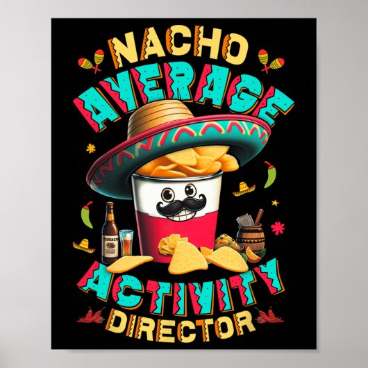Poster Directeur Nacho Activité moyenne Directeur Cinco D (Devant)
