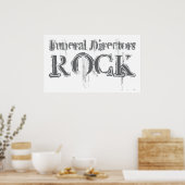 Poster Directeurs Funéraires Rock (Cuisine)