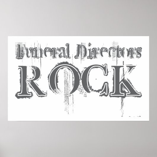 Poster Directeurs Funéraires Rock (Devant)