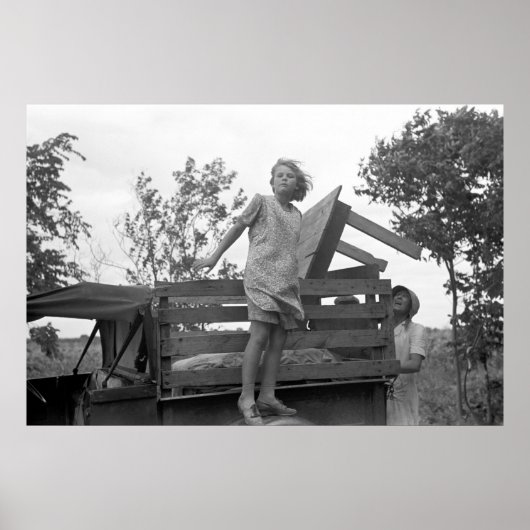 Poster Direction Californie : années 1930 (Devant)