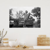 Poster Direction Californie : années 1930 (Cuisine)