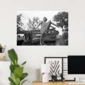 Poster Direction Californie : années 1930 (Bureau à domicile)