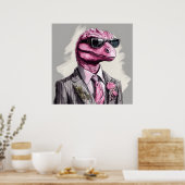 Poster Directorsaurus rex Dinosaur Art Imprimer (Cuisine)