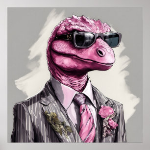 Poster Directorsaurus rex Dinosaur Art Imprimer