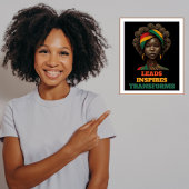 Poster Dirige, inspire, transforme le mois de l'histoire