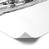 Poster Dirigez votre propre citation de bateau avec un él (Coin)