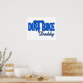 Poster Dirt Bike papa (Cuisine)