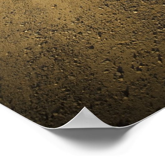 Poster Dirt Road à Eagle, Alaska (Coin)