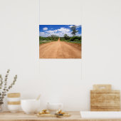 Poster Dirt Road, Parc national de Kruger, Mpumalanga (Cuisine)