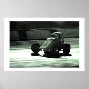 Poster Dirt Track Night Moves